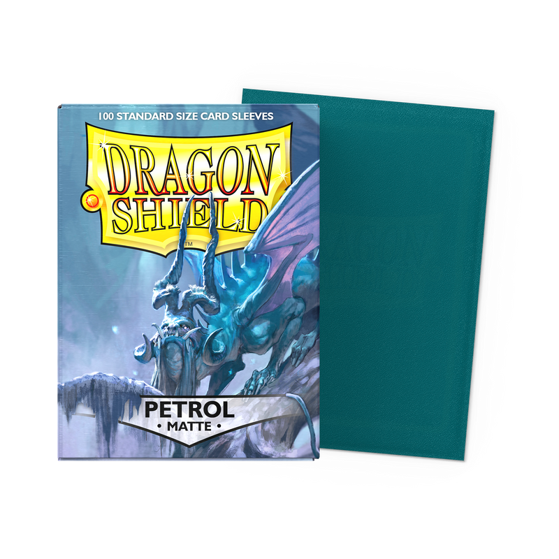 Dragon Shield Matte Petrol sleeves 100 standard size