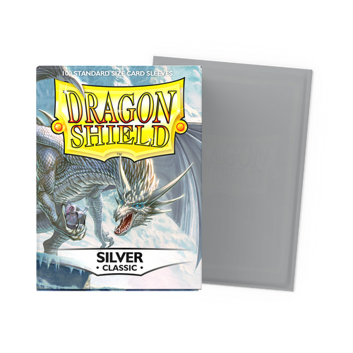 Dragon Shield Classic Silver sleeves 100 standard size